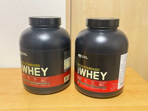 〈空箱〉ゴールドスタンダード プロテイン2.27KG 2個 空容器