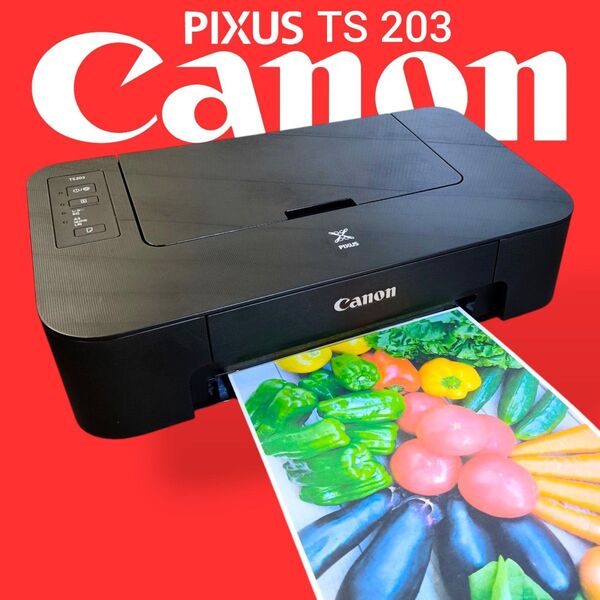 【使用枚数少】Canon カラープリンター PIXUS TS203