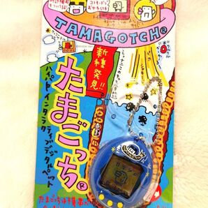 新品・未開封 新種発見 たまごっち ブルー キャラクター 青