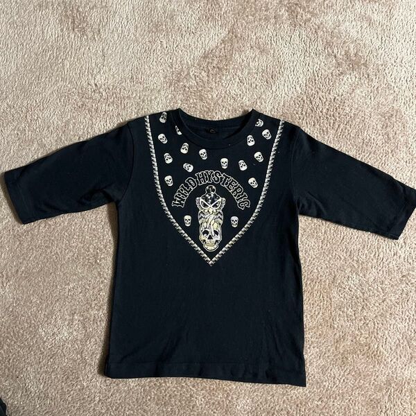 ☆HYSTERIC MINI☆ヒスミニ☆100㎝☆ロンT☆七分丈☆カットソー☆Tシャツ☆