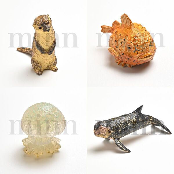 【未開封・4種】AIP はしもとみおの彫刻 新江ノ島水族館 Vol.2 セット カプセルトイ ガチャ