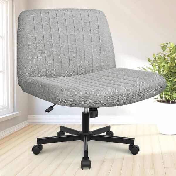 【あぐらをかける広々座面】NEOCHAIR デスクチェア ソファチェア オフィスチェア COZYアッシュグレー パソコンチェア
