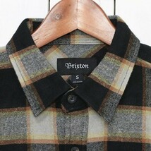 BRIXTON ブリクストン BOWERY L/S FLANNEL SHIRTS フランネルシャツ 01000 BKCRM　XSサイズ_画像3