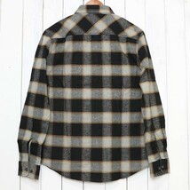 BRIXTON ブリクストン BOWERY L/S FLANNEL SHIRTS フランネルシャツ 01000 BKCRM　XSサイズ_画像7