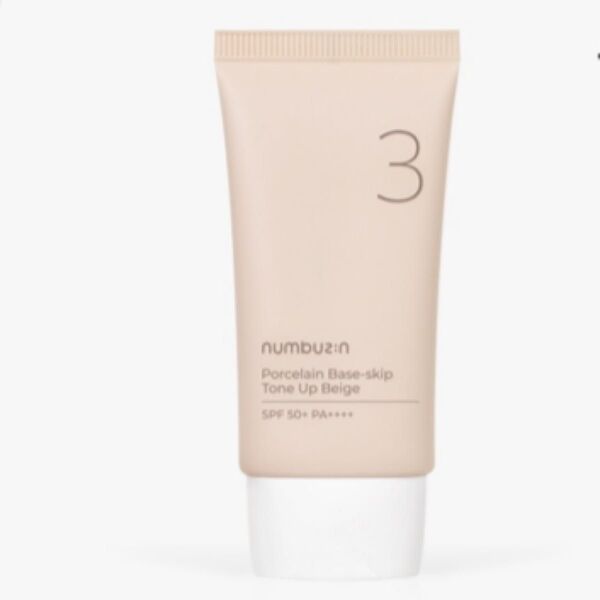 ナンバーズイン 3番 ノーファンデ陶器肌トーンアップクリーム SPF50+ PA++++