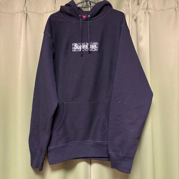 シュプリーム SUPREME Bandana Box Logo Hooded Sweatshirt パーカ ブラックXLサイズ