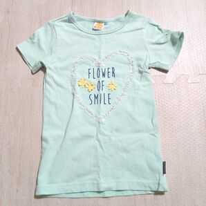【110cm】 ミントグリーン Tシャツ