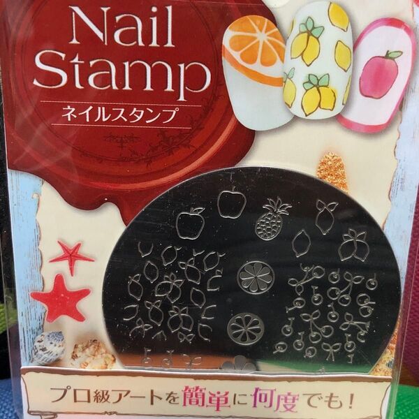 ネイルスタンププレート ポップフルーツ 果物 さくらんぼ オレンジ パイナップル