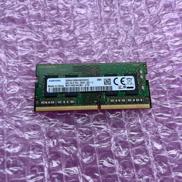 SAMSUNG 4GB メモリ PC4-2666V