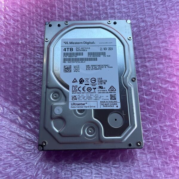 Western Digital 3.5インチ HDD 4TB