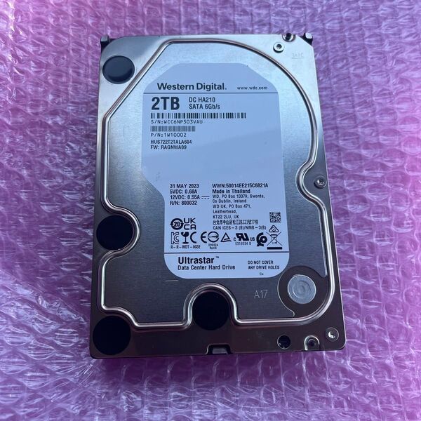 Western Digital 3.5インチ HDD 2TB