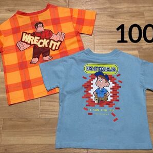 Disney シュガーラッシュ 半袖 Tシャツ ラルフ フェリックス