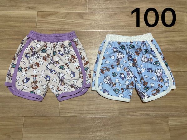 Disney トイストーリー 総柄 ハーフパンツ