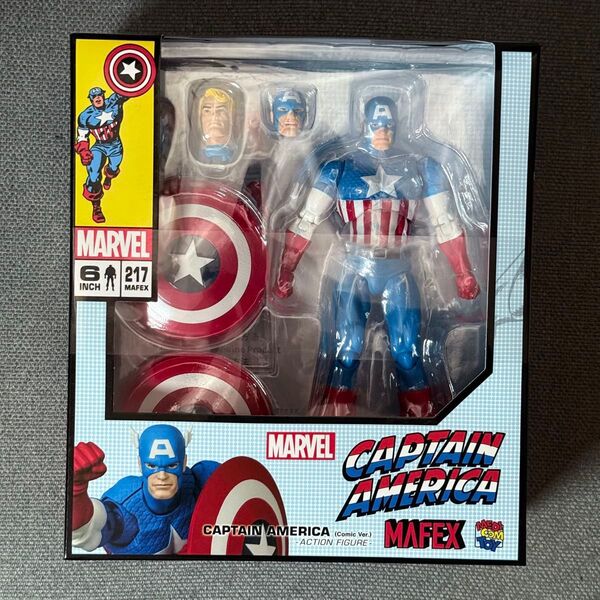 (新品未開封) 正規品 マフェックス No.217 MAFEX CAPTAIN AMERICA(COMIC Ver.)