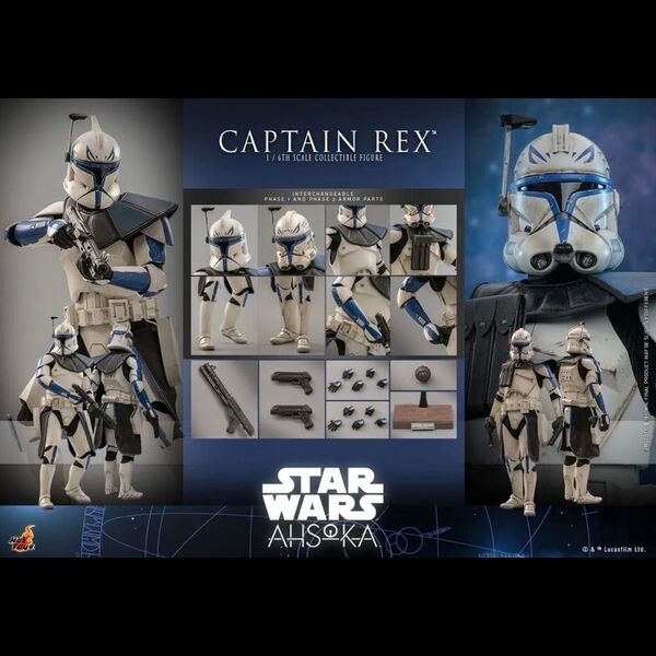 ホットトイズ TMS119スター・ウォーズ アソーカキャプテン レックス Star Wars Ahsoka Captain Rex