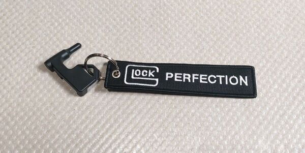 チャンバーセーフティ エンプティチャンバーフラッグ(BKxGLOCKPERFECTIONロゴ)レプリカグロックセーフティーフラッグ