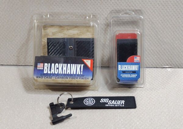 BLACKHAWK ダブルピストルマガジンポーチ/CQC ピストルマガジンケース 実物BHIブラックホークマグケースカイデックス1