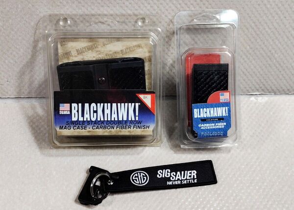 BLACKHAWK ダブルピストルマガジンポーチ/CQC ピストルマガジンケース 実物BHIブラックホークマグケースカイデックス2