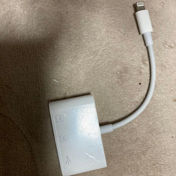 Apple Lightning - SDカードリーダー/USB接続 アダプタ