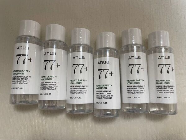 Anua ドクダミ77% スージングトナー40mL×6本