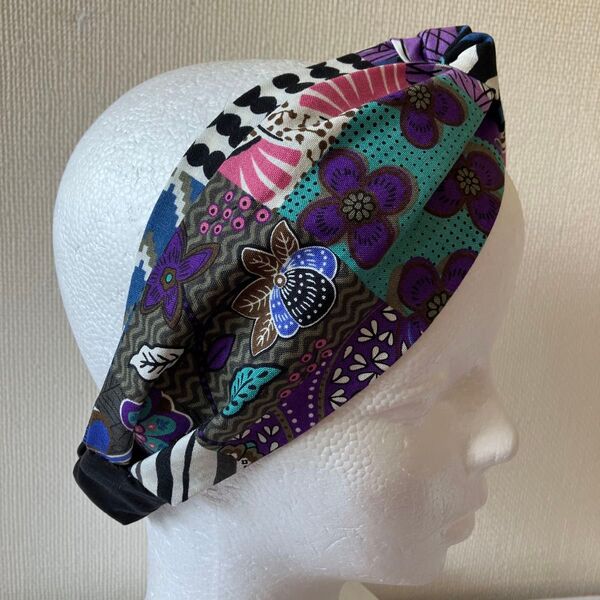 アフリカ柄 ハンドメイド クロスターバン