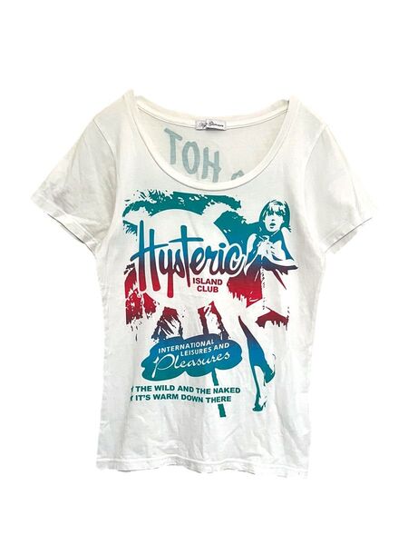 ヒステリックグラマー 半袖Tシャツ hysteric island club 匿名配送 送料無料 HYSTERIC GLAMOUR
