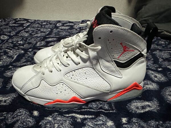 NIKE AIR JORDAN 7 RETRO WHITE/INFRARED