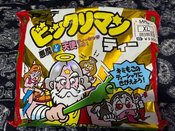 ビックリマン 悪魔VS天使 Tシャツ XL SAPEur ロング