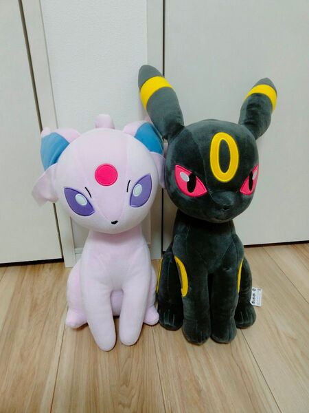 ポケットモンスターめちゃもふぐっとぬいぐるみ ブラッキーめちゃもふぐっとカラーセレクションぬいぐるみ purpleエーフィ