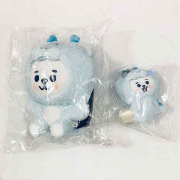 BTS bt21 辰年 ドラゴン ぬいぐるみ キーリング ジン RJ