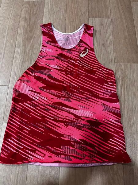アシックス ランニングシャツ シングレット asics Mサイズ