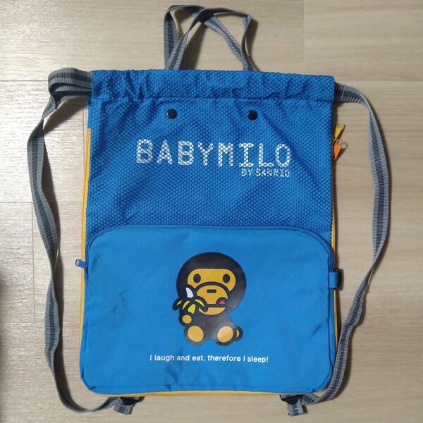 美品 ベビーマイロ × サンリオ ナップザック A BATHING APE