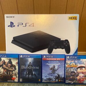 【美品】SONY PlayStation4 500GB 純正コントローラー ソフト4本セット