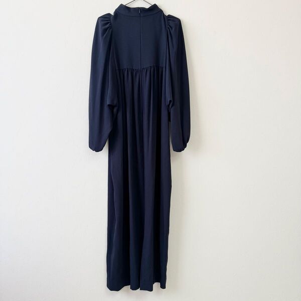 VERMEIL par iena アセテートバックサテンジョーゼットワンピース