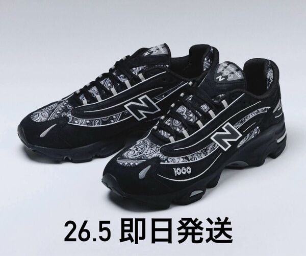 atmos × New Balance 1000 "bdhn/Black Paisley"