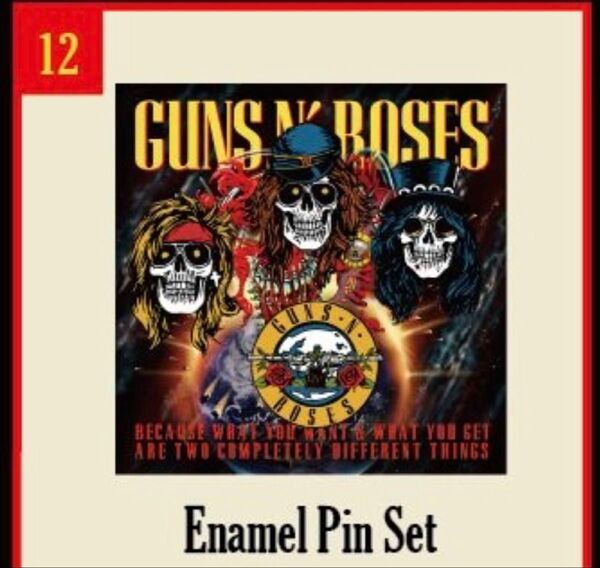 GUNS N’ROSES 2025 ジャパンツアーライブ会場限定 pins
