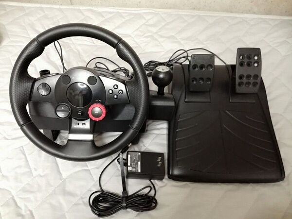 【Logicool】ドライビングフォースGT ハンコン used品