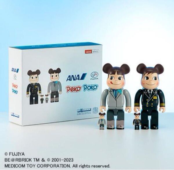 BE@RBRICK ANA セット ペコちゃん ポコちゃん ベアブリック アナ