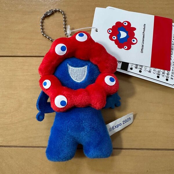 大阪万博 ミャクミャク プチ マスコット キーチェーン ぬいぐるみ 新品