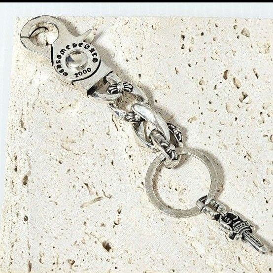 【即購入大歓迎】キーリング キーホルダー クロス アクセサリー メンズ チャーム キーチェーン