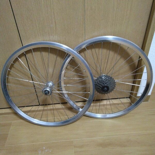 20インチミニベロ(451)用ホイール前後セット