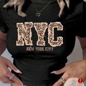 NYC レオパード柄トップス