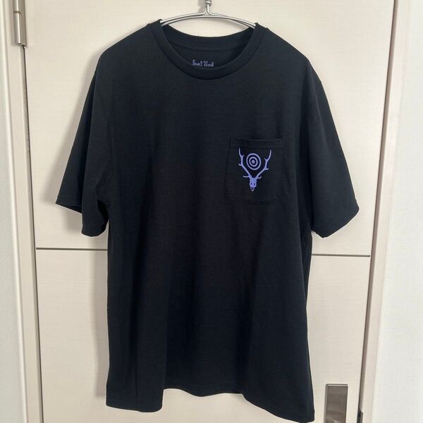 SOUTH2 WEST8 ポケットTシャツ ブラック L