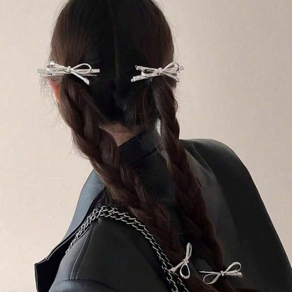 SHEIN りぼん 韓国 ヘアピン リボン