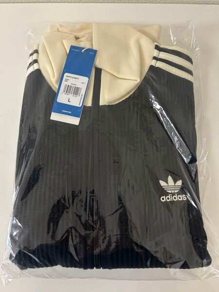 【新品タグ付き】adidas ワッフル ベッケンバウアー トラックジャケット L スウェット ジャージ 服 韓国 ブラック