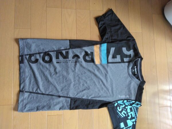 ラッシュガードReebok メンズ Lサイズ グレー