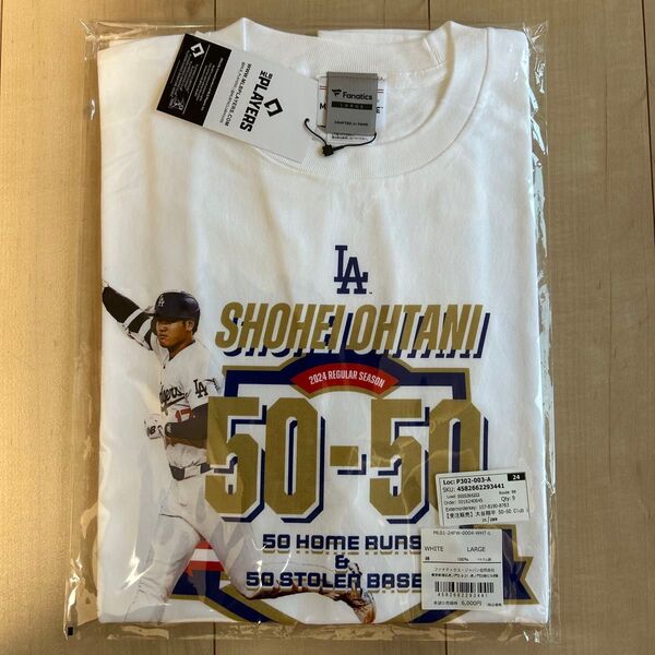 tシャツ MLB Los Angeles Dodgers/大谷翔平 50-50 Club達成記念Tシャツ メンズ レディース