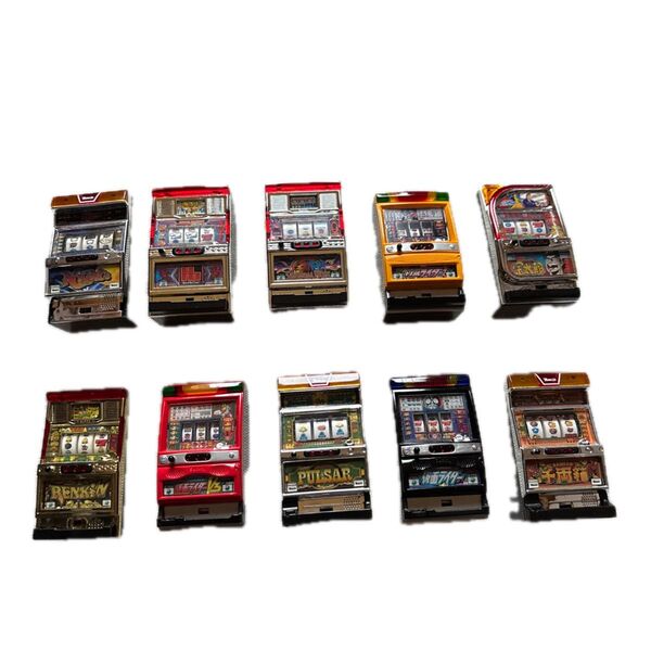 ミニチュア スロットマシン 10個セット まとめ売り