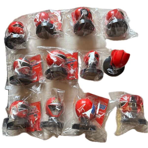 スーパー戦隊シリーズ レッドフィギュア まとめ売り(バトルジャパン リュウレンジャー スペードエース レッドレーサー他)12体