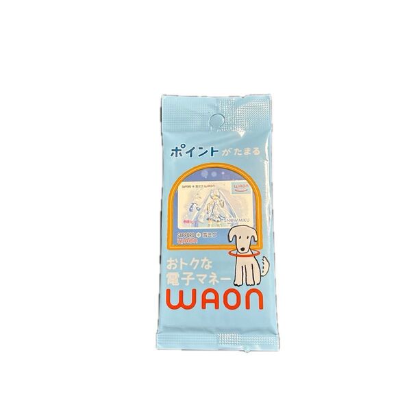 WAON 雪ミク 札幌市限定デザイン 未使用 初音ミク学習帳 未使用